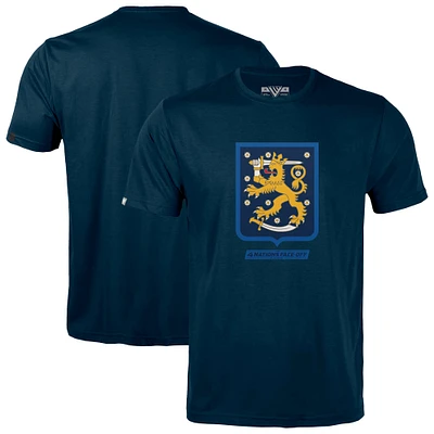 Men's Levelwear Navy Finland 2025 4 Nations Face-Off Richmond T-Shirt