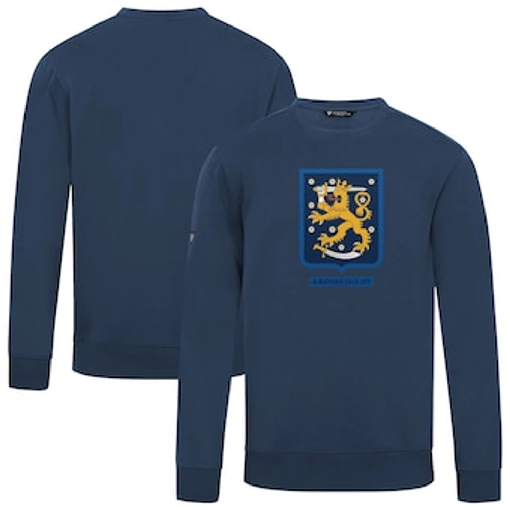 Men's Levelwear Navy Finland 2025 4 Nations Face-Off Zane Pullover Sweatshirt