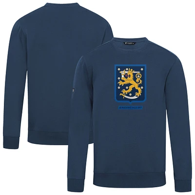 Men's Levelwear Navy Finland 2025 4 Nations Face-Off Zane Pullover Sweatshirt