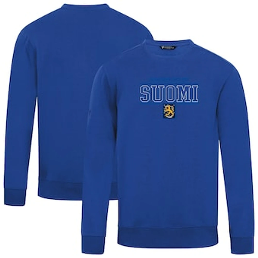 Men's Levelwear Royal Finland 2025 4 Nations Face-Off Zane Pullover Sweatshirt