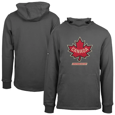Men's Levelwear Charcoal Canada 2025 4 Nations Face-Off Shift Pullover Hoodie