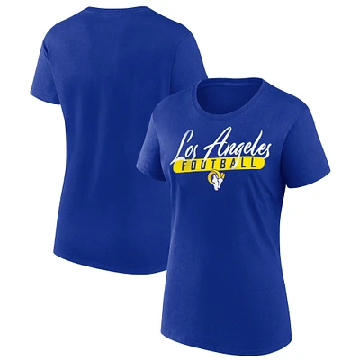 Women's Fanatics Royal Los Angeles Rams Team T-Shirt