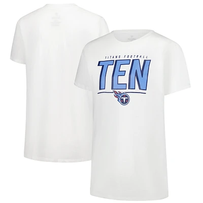 Women's Fanatics White Tennessee Titans Cheerleader T-Shirt