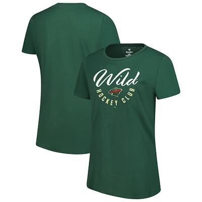 Women's Fanatics Green Minnesota Wild Top Shelf T-Shirt