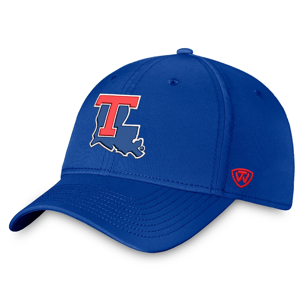 Men's Top of the World Royal Louisiana Tech Bulldogs Reflex 2.0 Logo Flex Hat