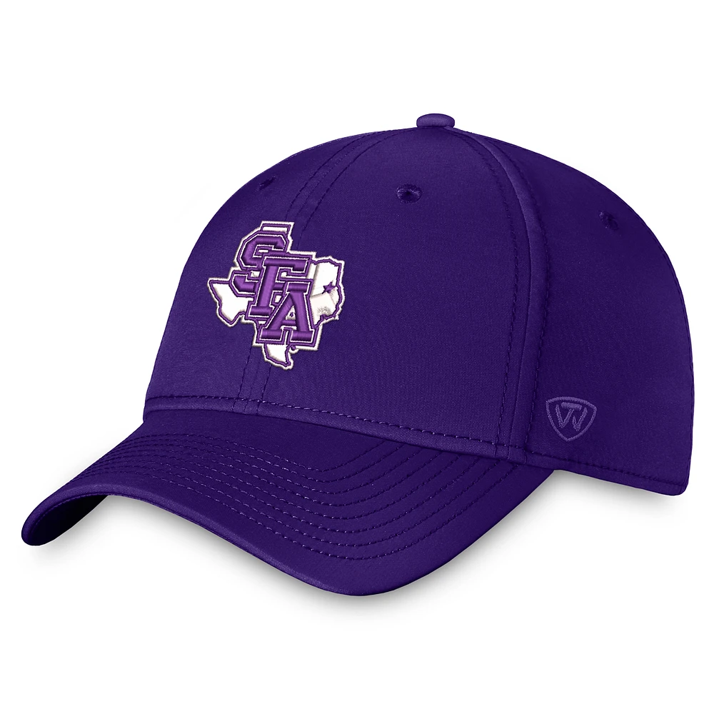 Men's Top of the World Purple Stephen F Austin Lumberjacks Reflex Performance Flex Hat