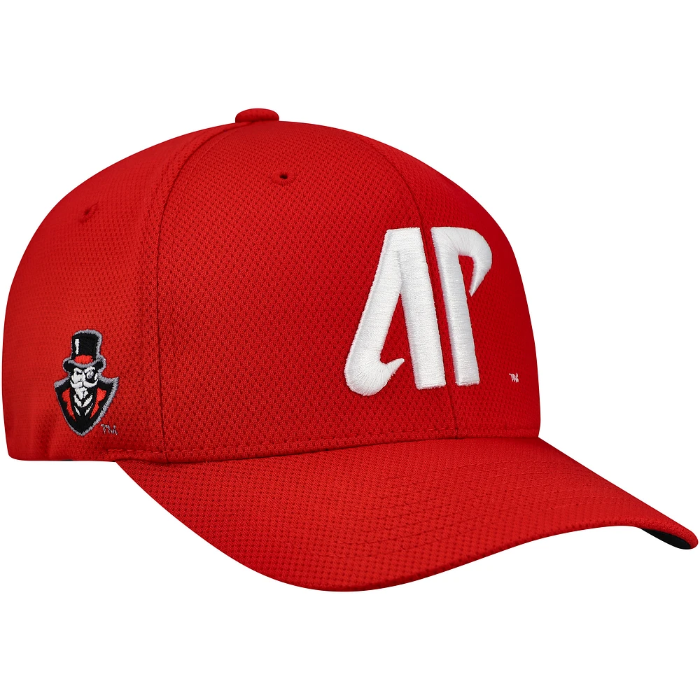 Men's Top of the World Red Austin Peay State Governors Reflex Performance Flex Hat