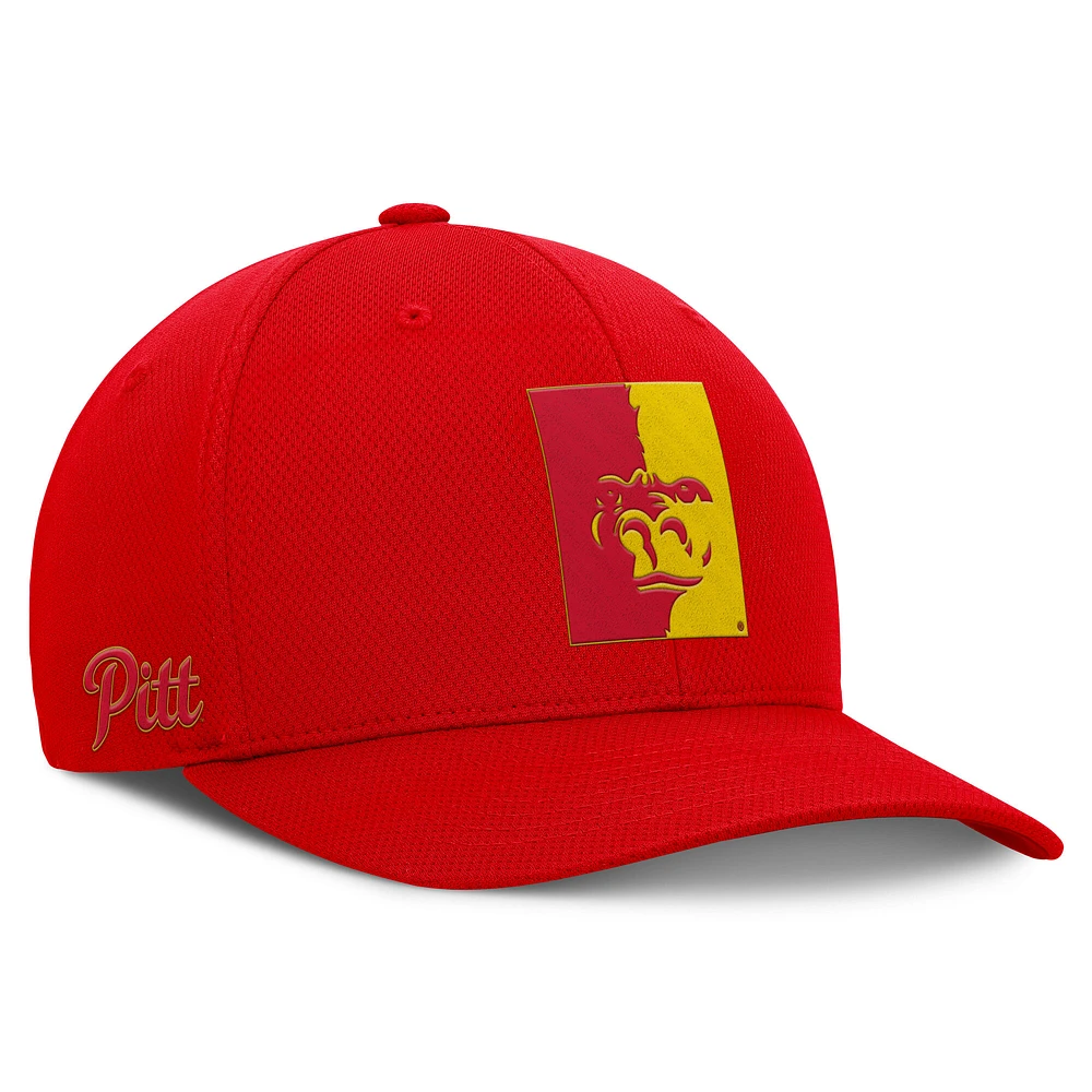 Men's Top of the World Red Pittsburg State Gorillas Reflex Performance Flex Hat