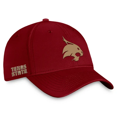 Men's Top of the World Maroon Texas State Bobcats Reflex Flex Hat