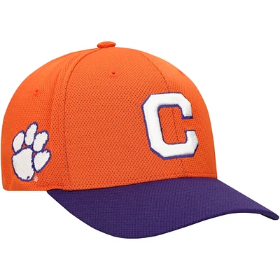 Men's Top of the World Orange Clemson Tigers Reflex Two-Tone Flex Hat