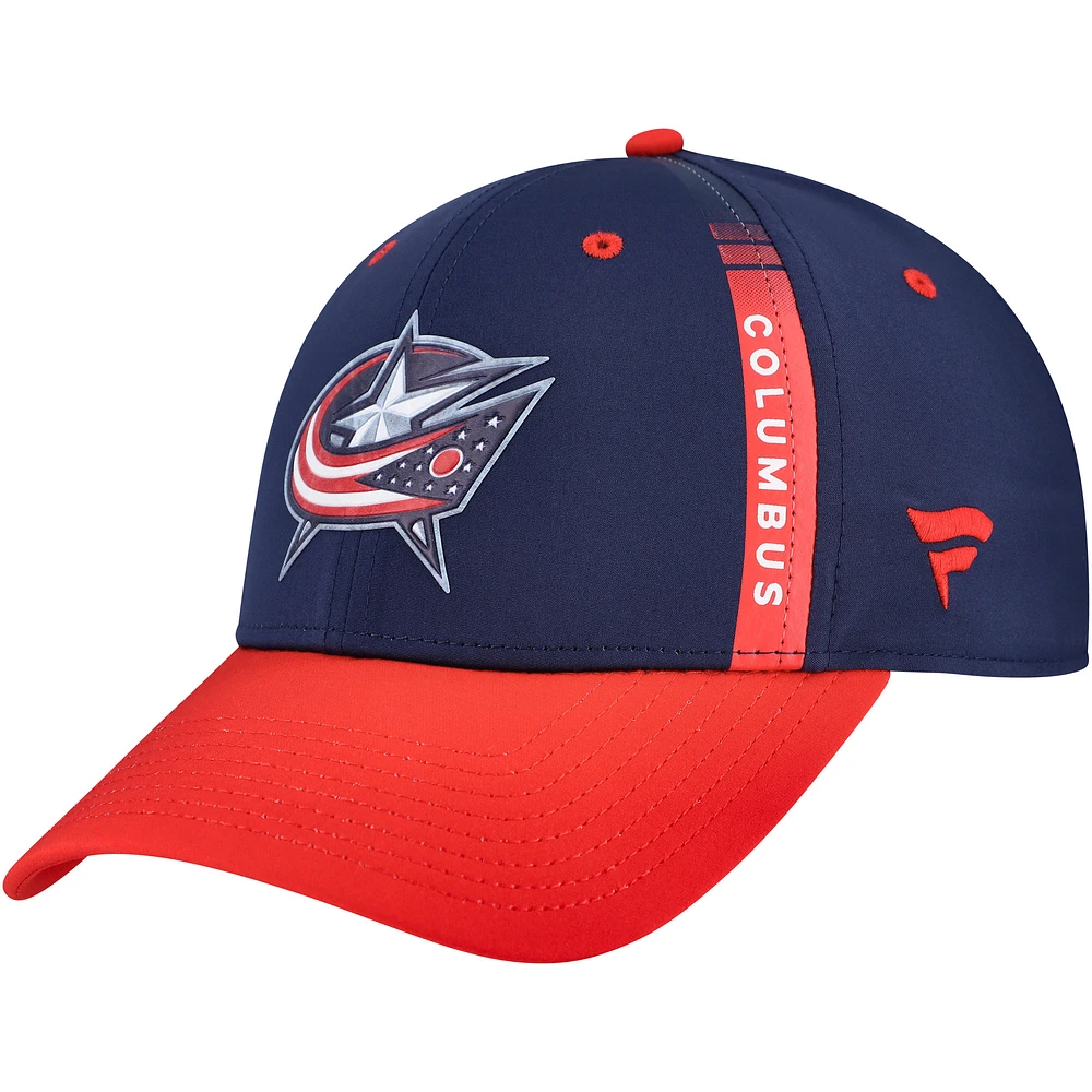 Men's Fanatics Navy Columbus Blue Jackets Authentic Pro Fitted Hat