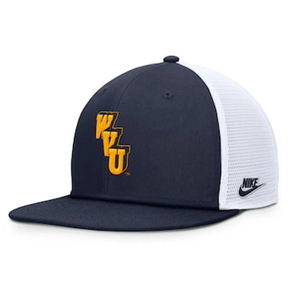 Men's Nike Navy West Virginia Mountaineers Performance Pro Adjustable Hat