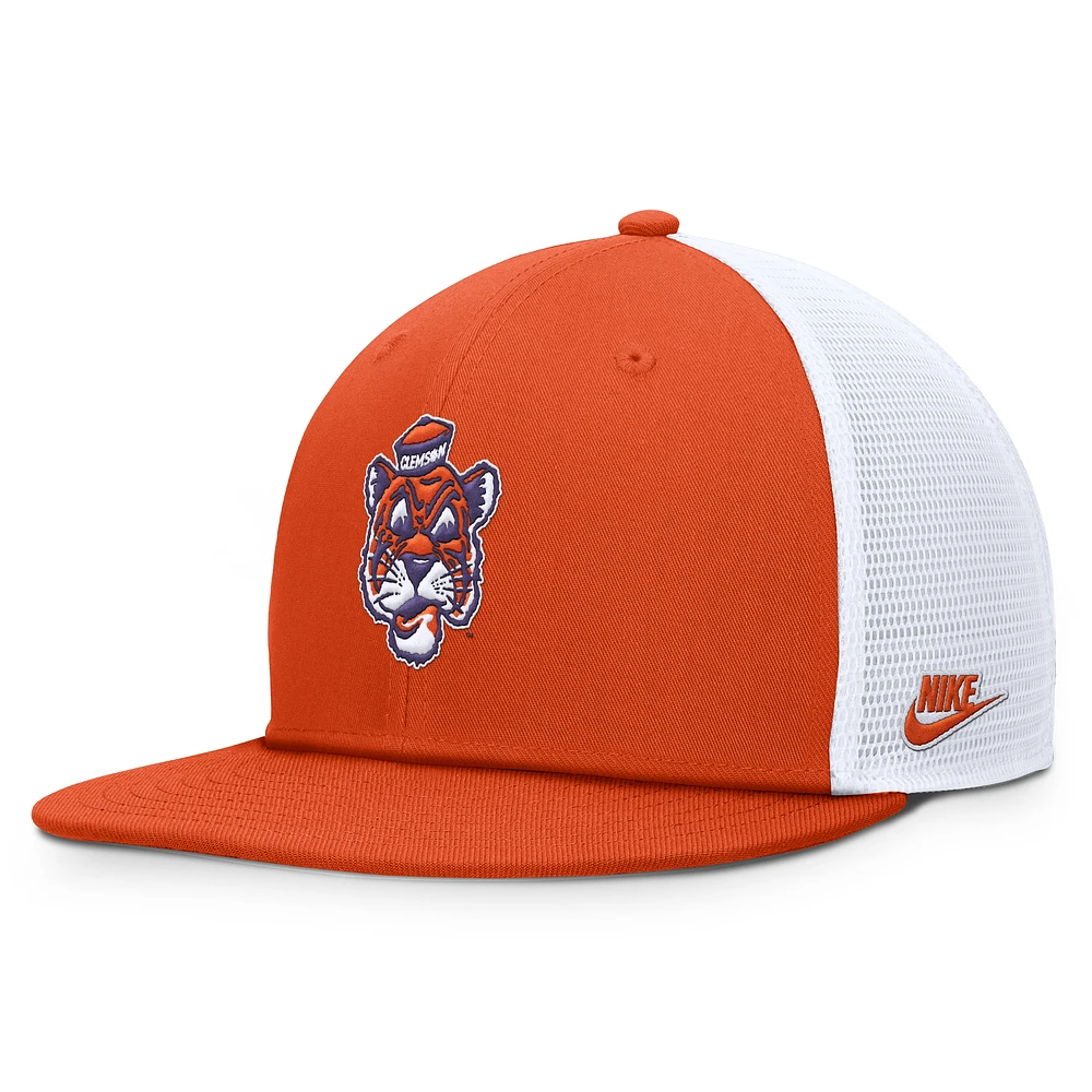 Men's Nike Orange Clemson Tigers Performance Pro Adjustable Hat