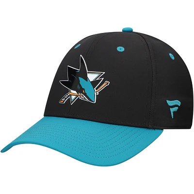 Men's Fanatics Black San Jose Sharks Authentic Pro Rink Flex Hat