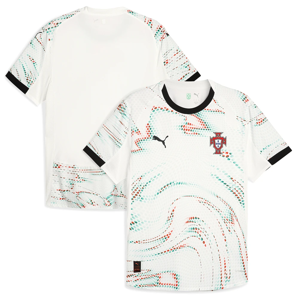 Men's Puma White Portugal National Team 2025 Away Authentic Jersey