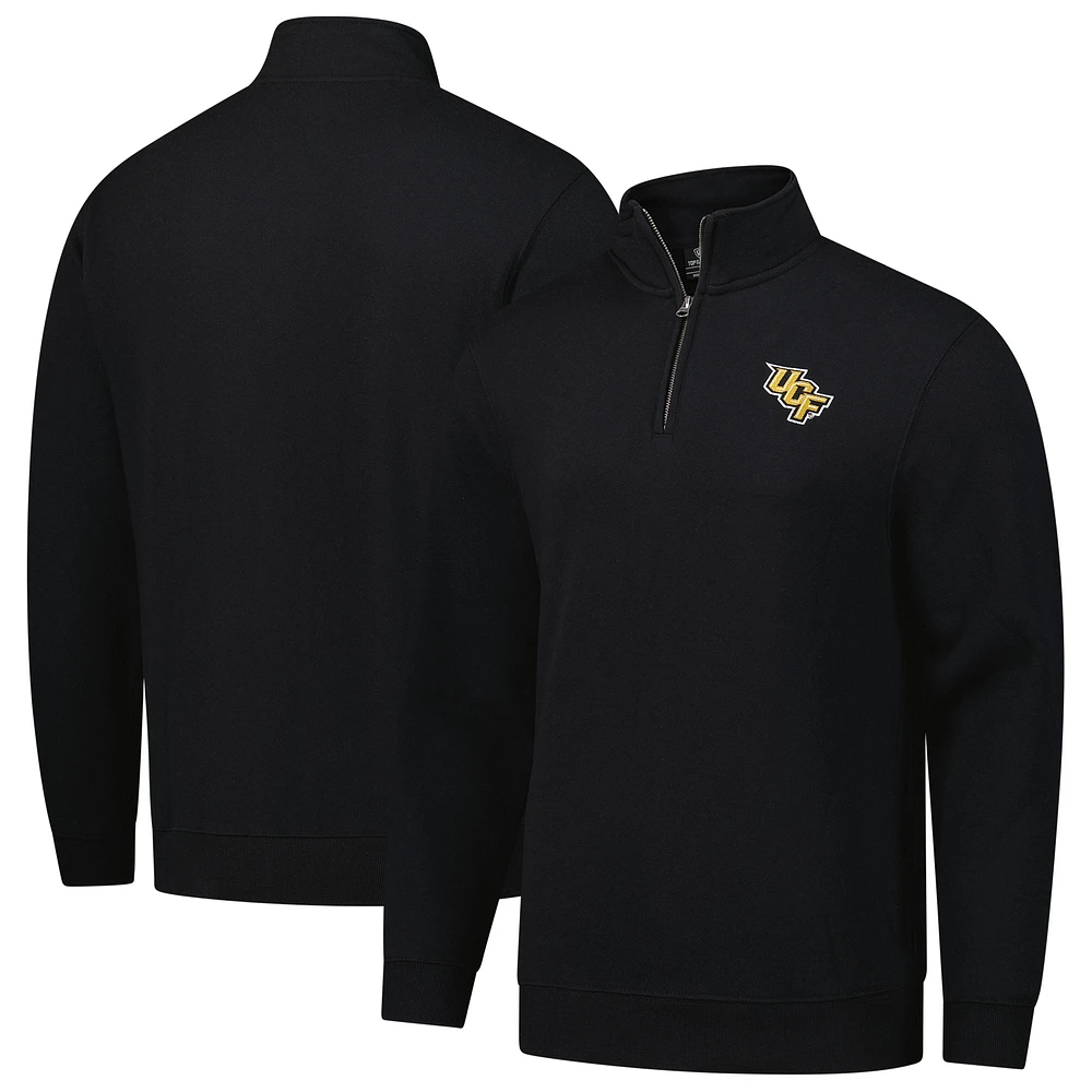 Men's Black UCF Knights Premium Quarter-Zip Fleece Pullover