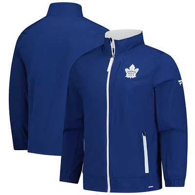 Men's Fanatics Blue Toronto Maple Leafs Authentic Pro Full-Zip Coaches Jacket