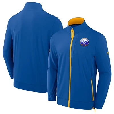 Men's Fanatics Royal Buffalo Sabres Authentic Pro Full-Zip Coaches Jacket