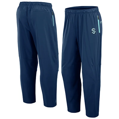 Men's Fanatics Deep Sea Blue Seattle Kraken Authentic Pro Rink Pants