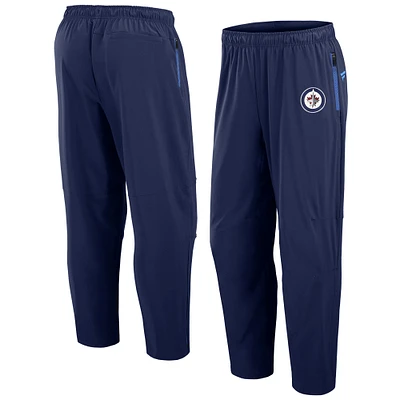 Men's Fanatics Navy Winnipeg Jets Authentic Pro Rink Pants