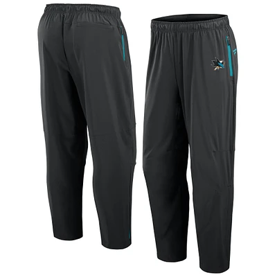 Men's Fanatics Black San Jose Sharks Authentic Pro Rink Pants