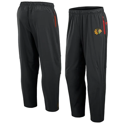 Men's Fanatics Black Chicago Blackhawks Authentic Pro Rink Pants