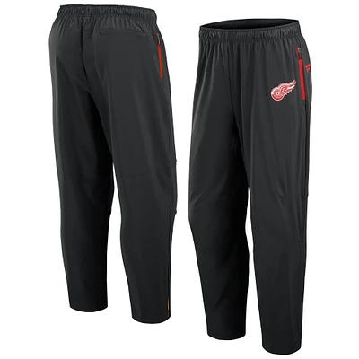 Men's Fanatics Black Detroit Red Wings Authentic Pro Rink Pants