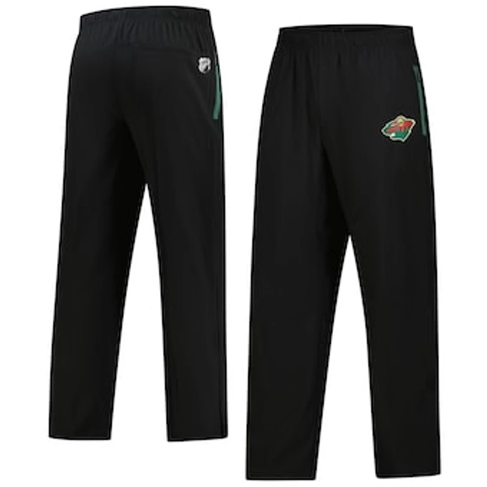 Men's Fanatics Black Minnesota Wild Authentic Pro Rink Pants
