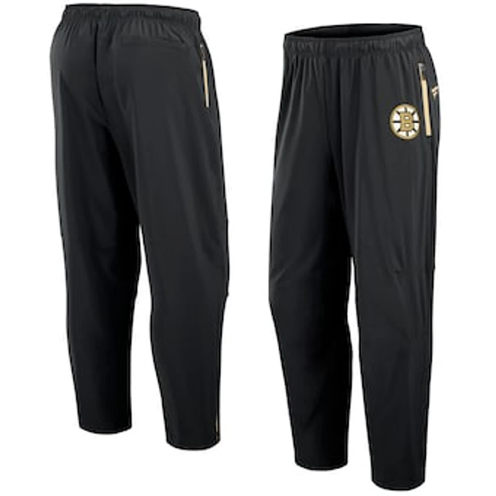 Men's Fanatics Black Boston Bruins Authentic Pro Rink Pants