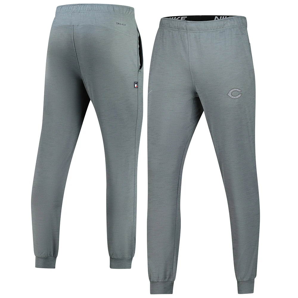 Men's Nike Heather Gray Cincinnati Reds Travel Performance Pants