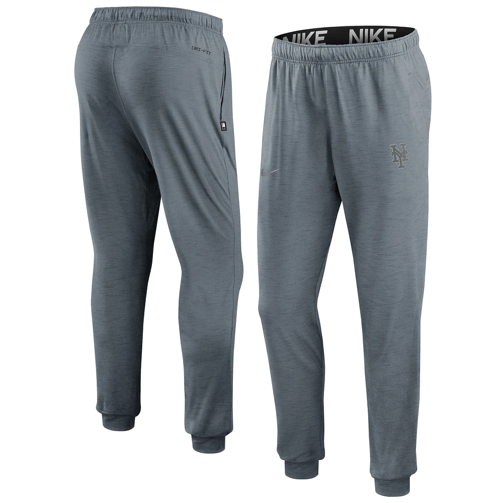 Men's Nike Heather Gray New York Mets Travel Performance Pants