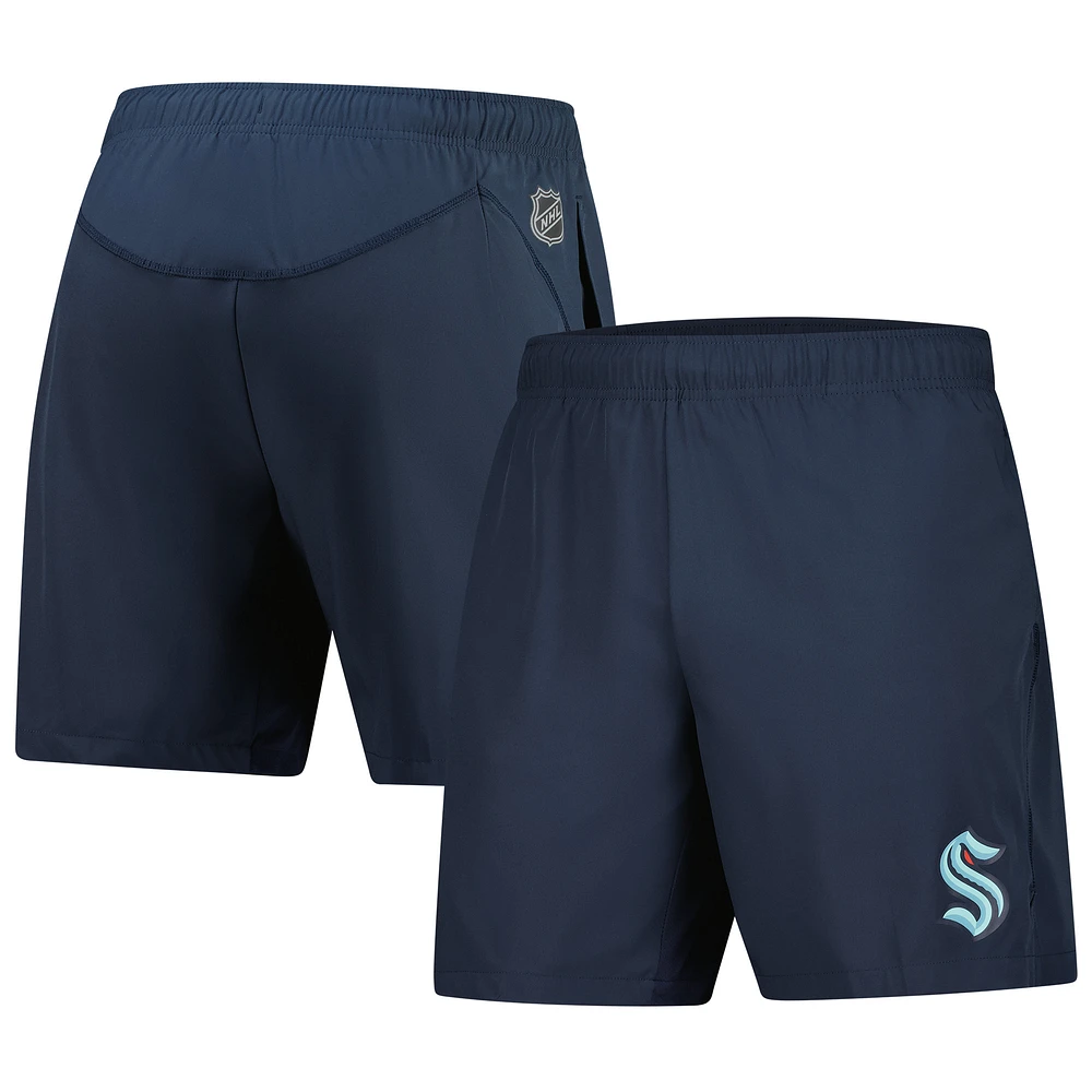 Men's Fanatics Deep Sea Blue Seattle Kraken Tech Training Shorts