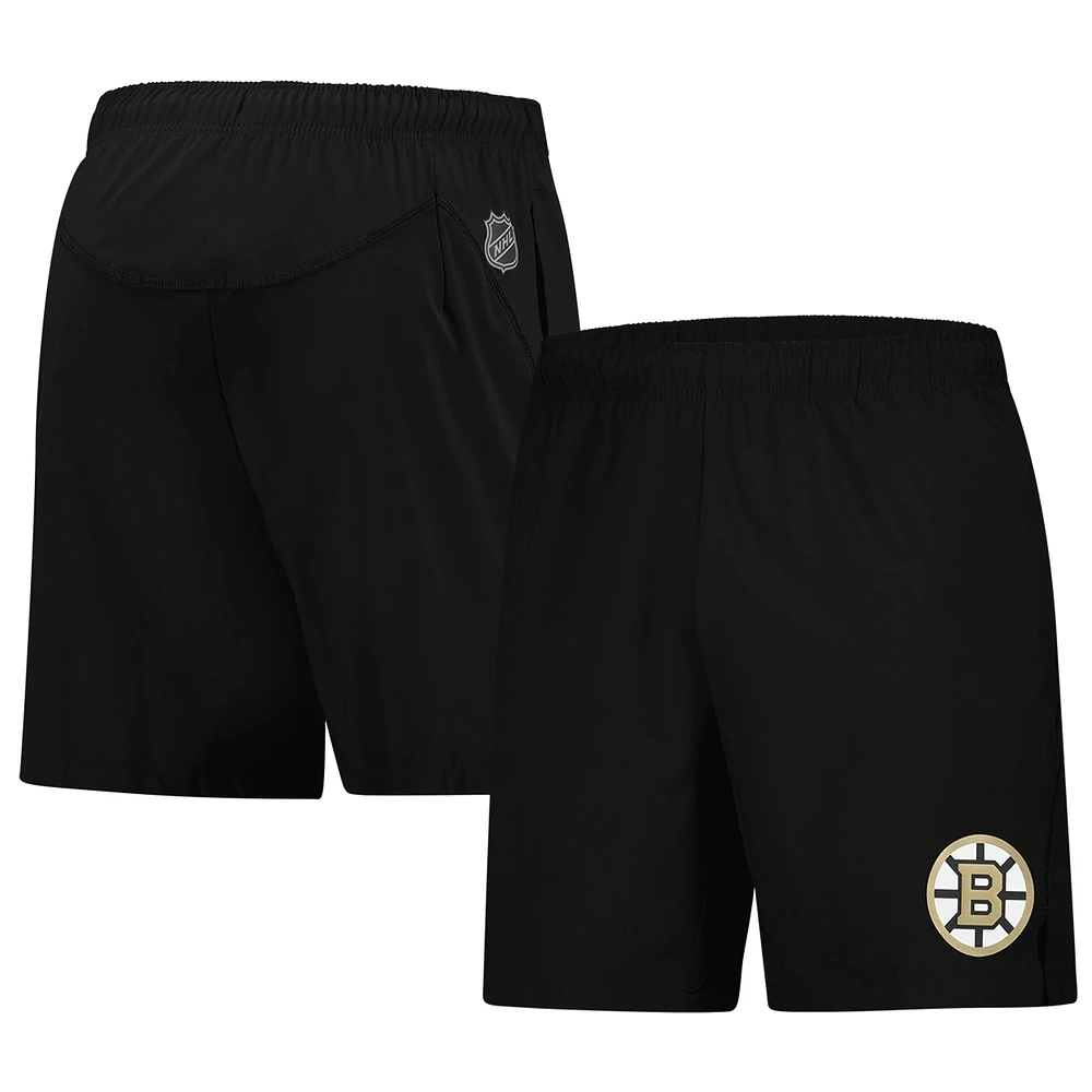 Men's Fanatics Black Boston Bruins Tech Training Shorts