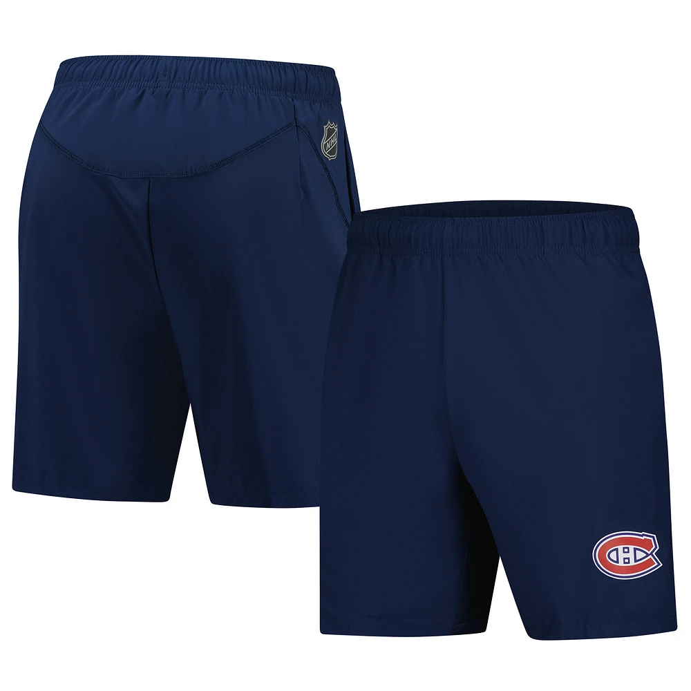 Men's Fanatics Navy Montreal Canadiens Tech Training Shorts