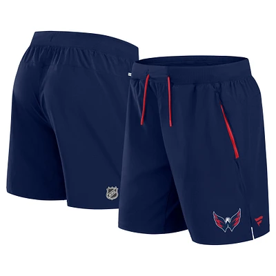 Men's Fanatics Navy Washington Capitals Authentic Pro Rink Performance Shorts