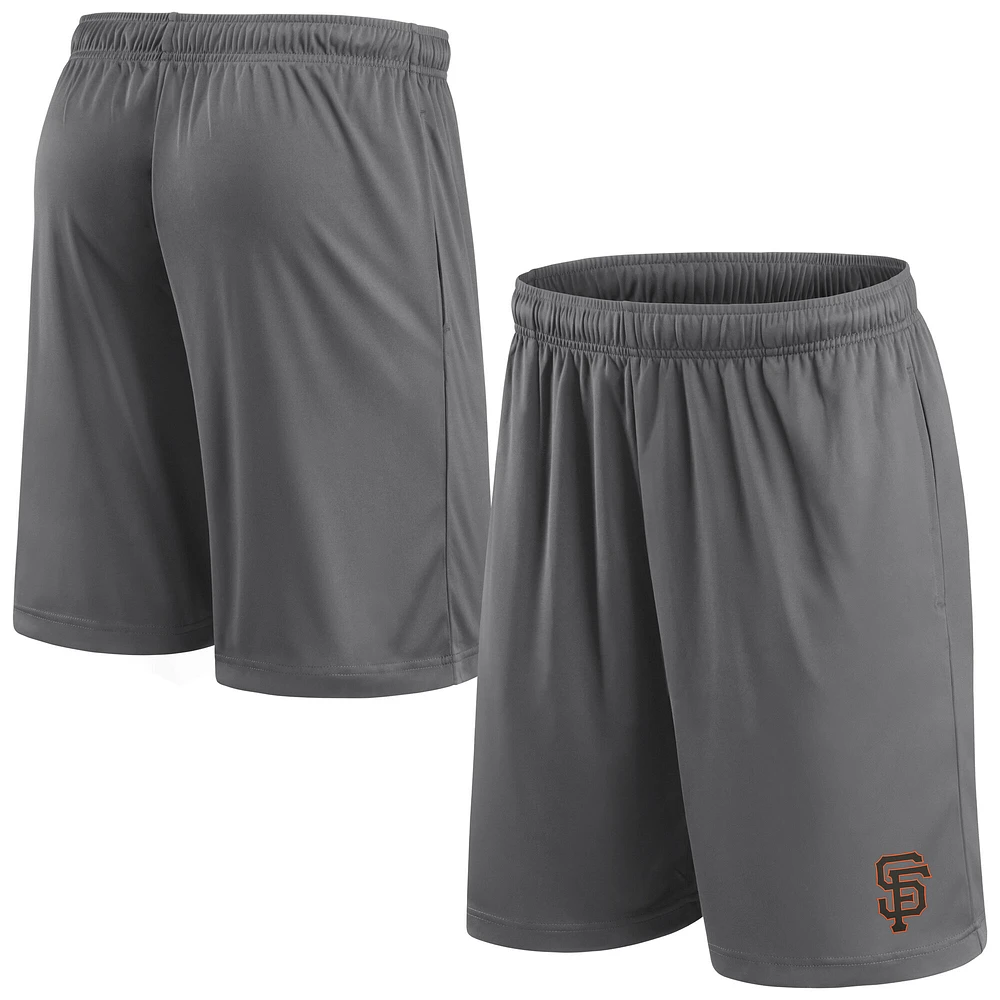 Men's Fanatics Gray San Francisco Giants Primary Logo Shorts