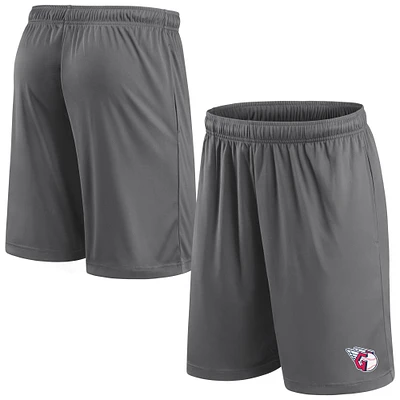 Men's Fanatics Gray Cleveland Guardians Primary Logo Shorts