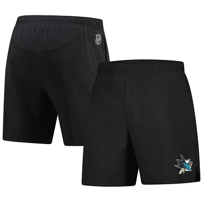 Men's Fanatics Black San Jose Sharks Authentic Pro Performance Shorts