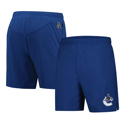 Men's Fanatics Blue Vancouver Canucks Authentic Pro Performance Shorts