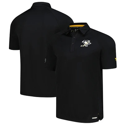 Men's Fanatics Black Pittsburgh Penguins Authentic Pro Polo