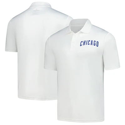 Men's Fanatics White Chicago Cubs Component Polo