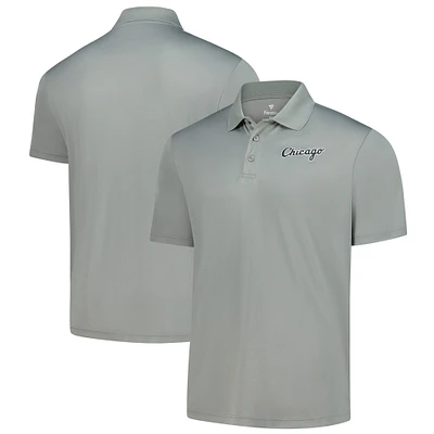 Men's Fanatics Gray Chicago White Sox Logo Polo