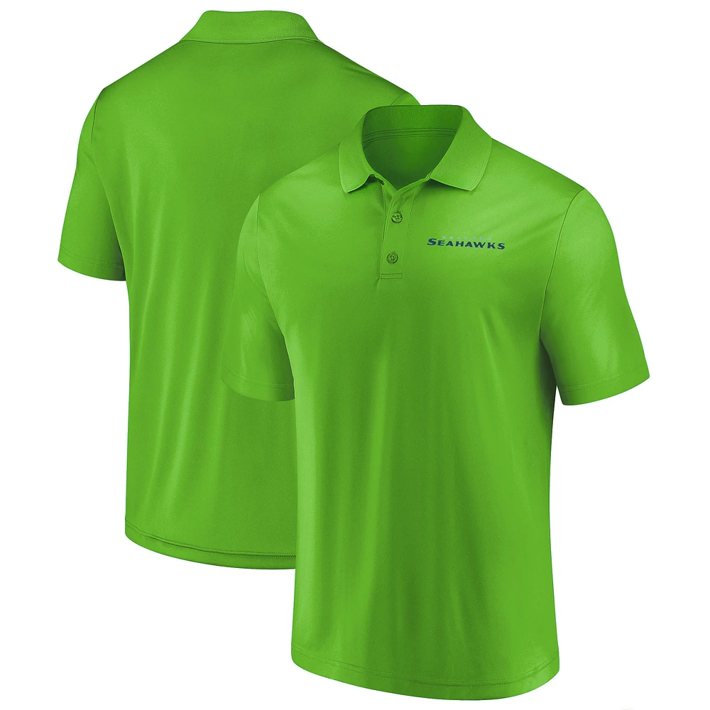 Men's Fanatics Light Green Seattle Seahawks Polo