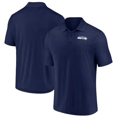 Men's Fanatics College Navy Seattle Seahawks Polo
