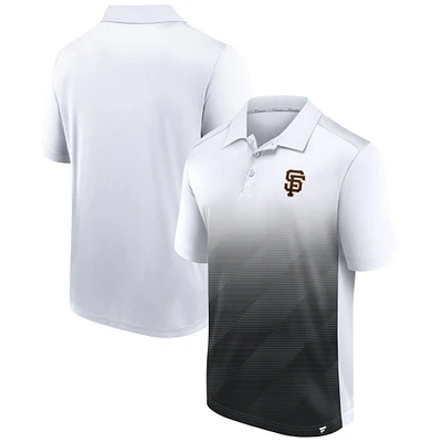 Men's Fanatics White San Francisco Giants Iconic Parameter Sublimated Polo