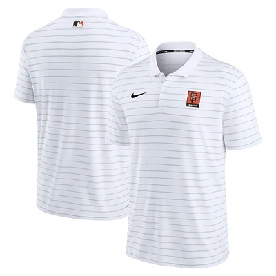 Men's Nike White San Francisco Giants Striped Polo