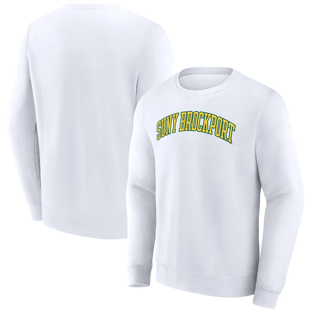 Men's Fanatics SUNY Brockport Golden Eagles Short Name Pullover Sweatshirt