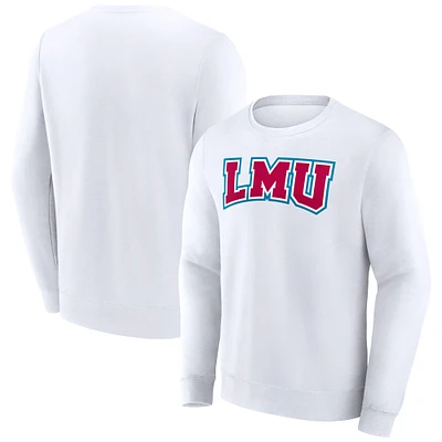 Men's Fanatics White Loyola Marymount Lions Short Name Pullover Sweatshirt