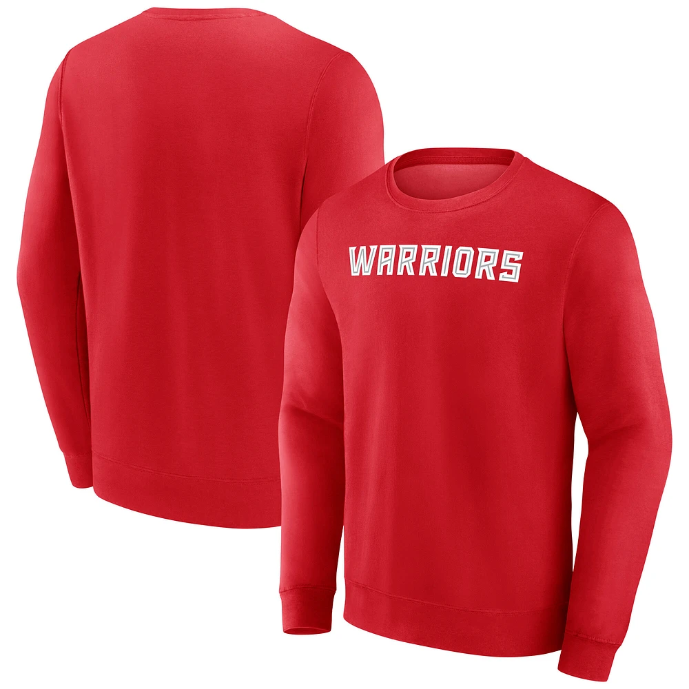 Men's Fanatics East Stroudsburg Warriors Short Name Pullover Sweatshirt