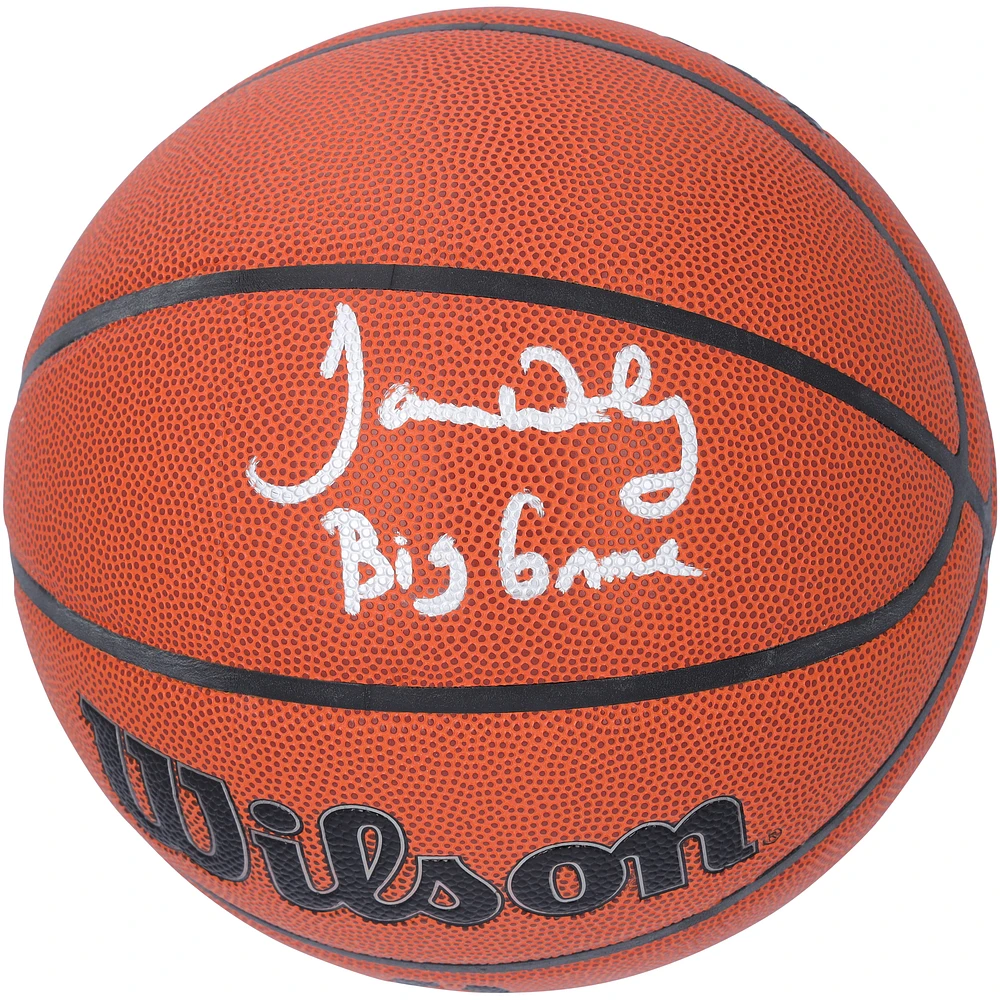 James Worthy Los Angeles Lakers Autographed Wilson Authentic Series Indoor/Outdoor Basketball with "Big Game" Inscription